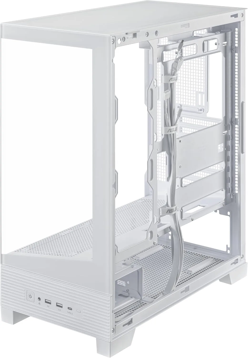 Asus A31 White ATX Mid-Tower Gaming Case - Image 5